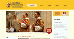 Desktop Screenshot of hochschule-heiligenkreuz.at